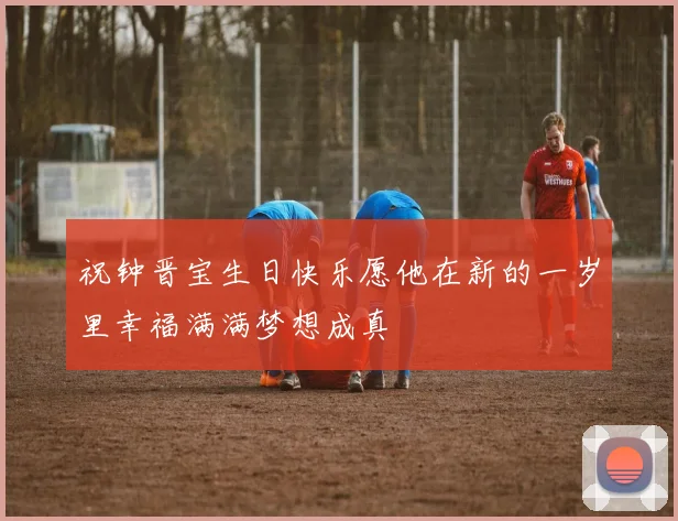 祝钟晋宝生日快乐愿他在新的一岁里幸福满满梦想成真